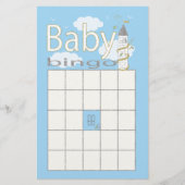 Baby shower BINGO "Glittery Castle" Flyer (Voorkant)