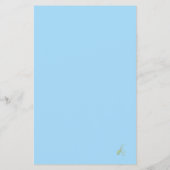 Baby shower BINGO "Glittery Castle" Flyer (Achterkant)