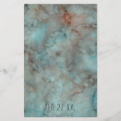 Baby shower BINGO "Gold Baby Dolphin" Flyer (Achterkant)