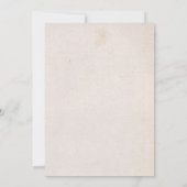 Baby shower Bingo Kaart (Achterkant)