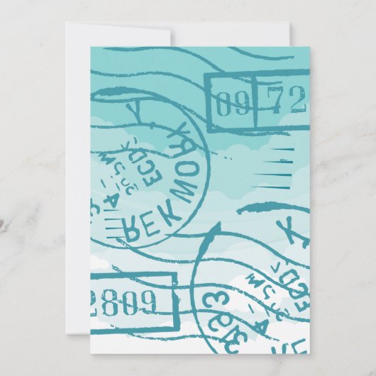 Baby shower Bingo Kaart (Achterkant)