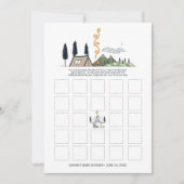 Baby shower Bingo Kaart | Avontuur begint (Voorkant)