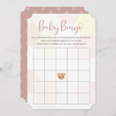 Baby shower Bingo Kaart – Baby shower Spel (Voorkant / Achterkant)
