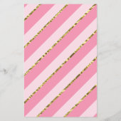 Baby shower Bingo, kleine prinses Flyer (Achterkant)