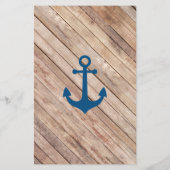 Baby Shower Bingo, Maritiem Flyer (Achterkant)