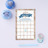 Baby Shower Bingo, Maritiem Flyer (Enkel)