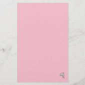 Baby shower BINGO "Roze dolfijn" Flyer (Achterkant)