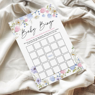 Baby shower Bingo spel