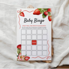 Baby shower Bingo spel