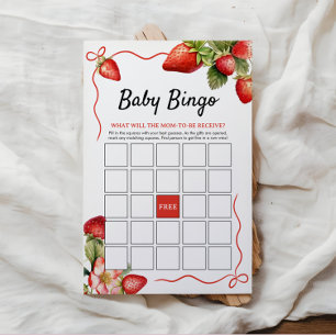 Baby shower Bingo spel