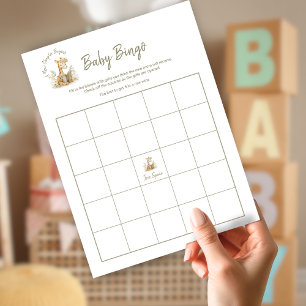 Baby Shower Bingo Spel Nieuw Hoofdstuk Begint Gira Kaart