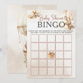 Baby shower BINGO spel We kunnen nauwelijks wachte Kaart (Voorkant / Achterkant)