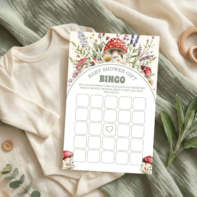 Baby shower Bingo spelkaart (Creator heeft geüpload)