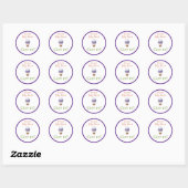 Baby Shower Bingo Stickers – Personalized “Got It! (Vel)