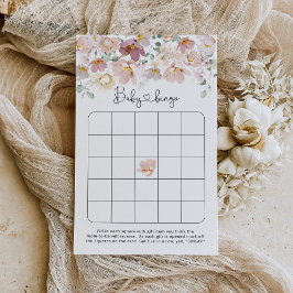 Baby shower bingo van wilde flora en fauna