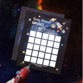 Baby shower bingo voor buitenruimteschakelaars