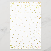 Baby shower Bingo Winter White Floral Pine Trees (Achterkant)