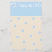 Baby shower BINGO Zee Mobile Crème/Blue Flyer (Achterkant)