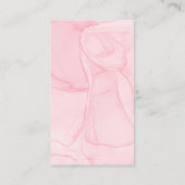 Baby shower Blauw Blush Roze ventilator Luierafbij Informatiekaartje (Achterkant)