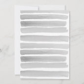 Baby shower Blauw en grijs Beer Kaart (Achterkant)