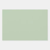 Baby shower Blauw groene aap wolken Inpakpapier Vel (Voorkant 3)