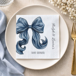 Baby Shower Blauw Jeans Servet