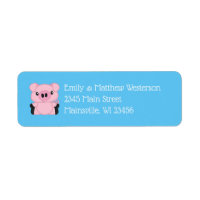 Baby shower Blauw Varkens