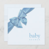 Baby shower Blauwe Bog Kaart (Voorkant / Achterkant)
