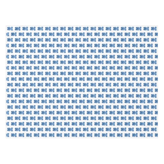 Baby shower Blauwe Olephants Tafelkleed (Voorkant (Horizontaal))