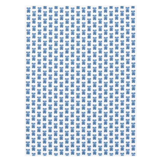 Baby shower Blauwe Olephants Tafelkleed (Voorkant)