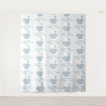Baby Shower Blauwe Olifant | Stap en Herhaal