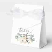 Baby shower Bloemen Bedankdoosjes (Voorkant Zijde)
