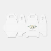 Baby shower Bloemen Bedankdoosjes (Uitgevouwen)