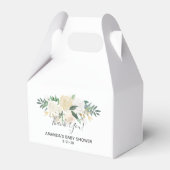 Baby shower Bloemen Bedankdoosjes (Voorkant Zijde)