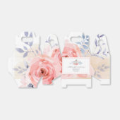Baby Shower Bloemen Roze Rozen Lilac Bloei Bedankdoosjes (Uitgevouwen)