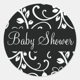 Baby shower Bloemen Vine Envelop Sticker Seal