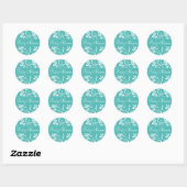 Baby shower Bloemen Vine Envelop Sticker Seal (Vel)