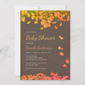 Baby shower Bloemenbloemblaadjes Baby in Bloom Rus Kaart (Voorkant)