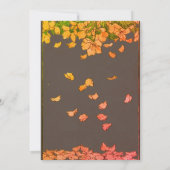 Baby shower Bloemenbloemblaadjes Baby in Bloom Rus Kaart (Achterkant)