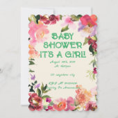 BABY SHOWER BLOEMIG BLOS SAVE THE DATE (Voorkant)
