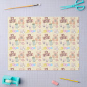 Baby Shower Blokken en Speelgoed Tissuepapier (Craft)