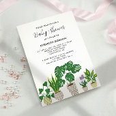 Baby shower Bloom Greenery van Planten Kaart