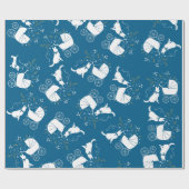 Baby shower Blue Boy Cadeaupapier (Vlak)