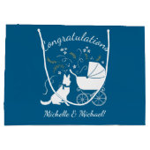 Baby shower Blue Boy Groot Cadeauzakje (Achterkant)