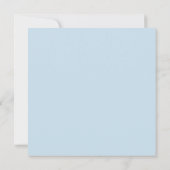 Baby shower Blue Boy Invitation Kaart (Achterkant)