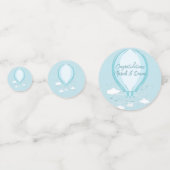 Baby shower Blue Confetti (Voorkanten)
