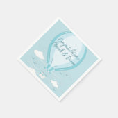 Baby shower Blue Napkins Servet (Hoek)