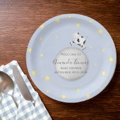 Baby shower Blue Nursery Rhyme Custom Papieren Bordje
