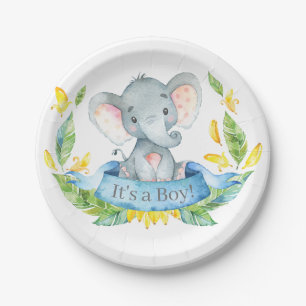 Baby shower Blue Papieren Bordje