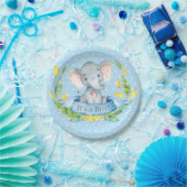 Baby shower Blue Papieren Bordje (Feest)